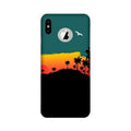 Sky Trees Case for iPhone X logo cut (Design - 191)
