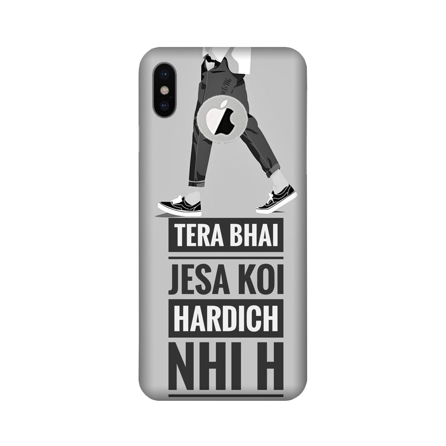 Hardich Nahi Case for iPhone X logo cut (Design No. 214)