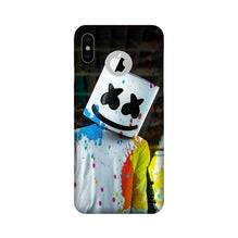 Marsh Mellow Mobile Back Case for iPhone X logo cut (Design - 220)