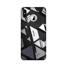Modern Art Mobile Back Case for iPhone X logo cut (Design - 230)