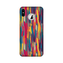 Modern Art Mobile Back Case for iPhone X logo cut (Design - 242)
