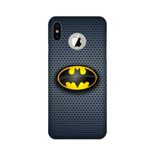 Batman Mobile Back Case for iPhone X logo cut (Design - 244)