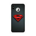 Superman Case for iPhone X logo cut (Design No. 247)