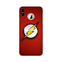 Flash Mobile Back Case for iPhone X logo cut (Design - 252)