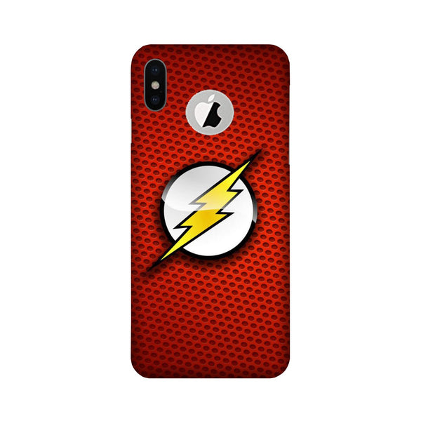 Flash Case for iPhone X logo cut (Design No. 252)