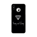 Sassy and Classy Case for iPhone X logo cut (Design No. 264)