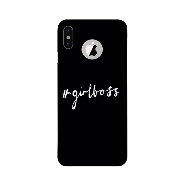 #GirlBoss Case for iPhone X logo cut (Design No. 266)