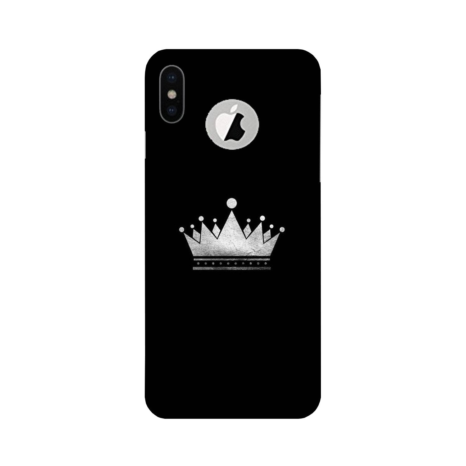 King Case for iPhone X logo cut (Design No. 280)