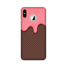 IceCream Mobile Back Case for iPhone X logo cut (Design - 287)