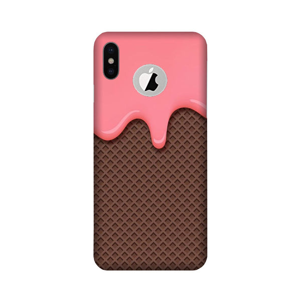 IceCream Case for iPhone X logo cut (Design No. 287)