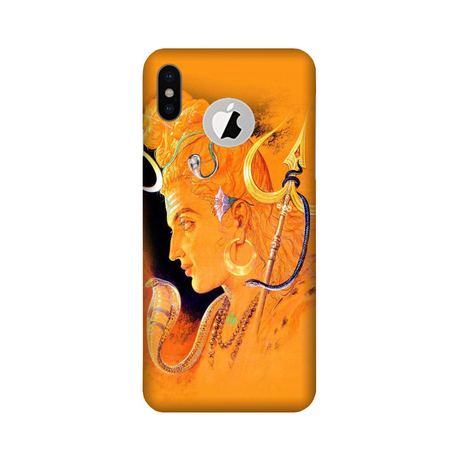 Lord Shiva Case for iPhone X logo cut (Design No. 293)