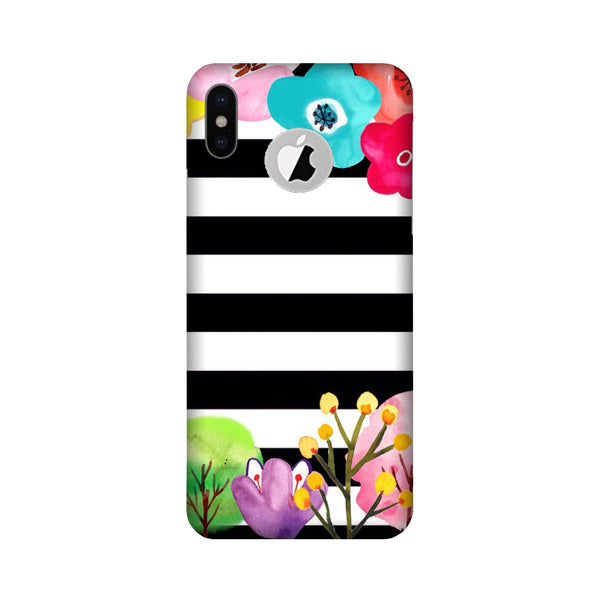 Designer Case for iPhone X logo cut (Design No. 300)