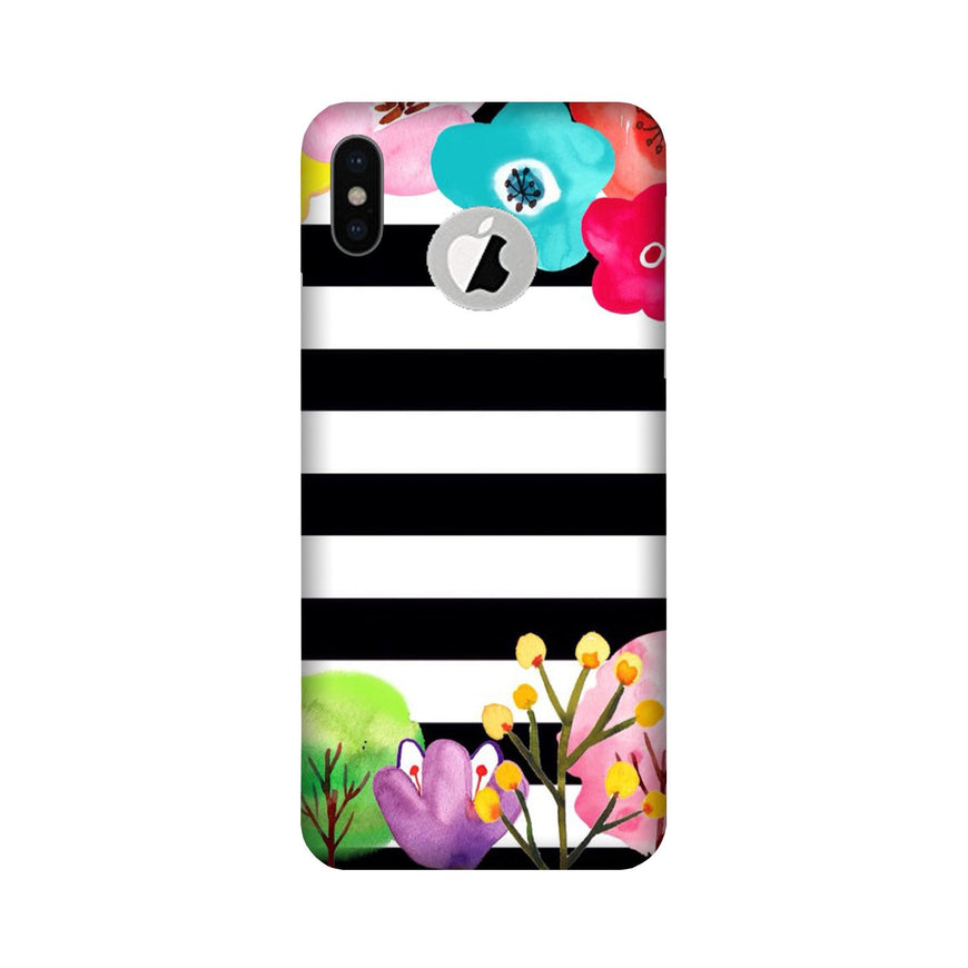 Designer Case for iPhone X logo cut (Design No. 300)