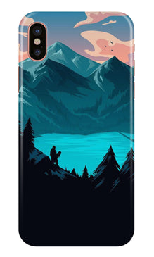 Mountains Mobile Back Case for iPhone Xr (Design - 186)