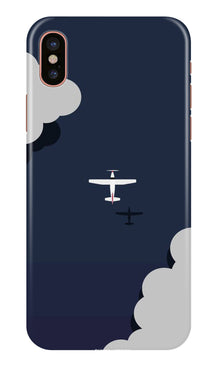 Clouds Plane Mobile Back Case for iPhone Xr (Design - 196)