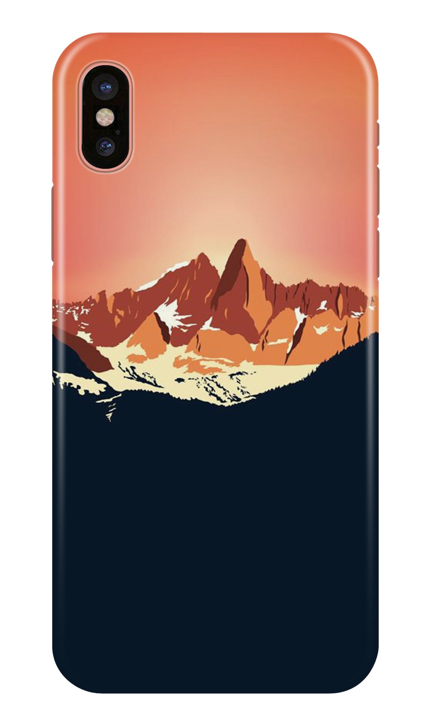 Mountains Case for iPhone Xr (Design No. 227)