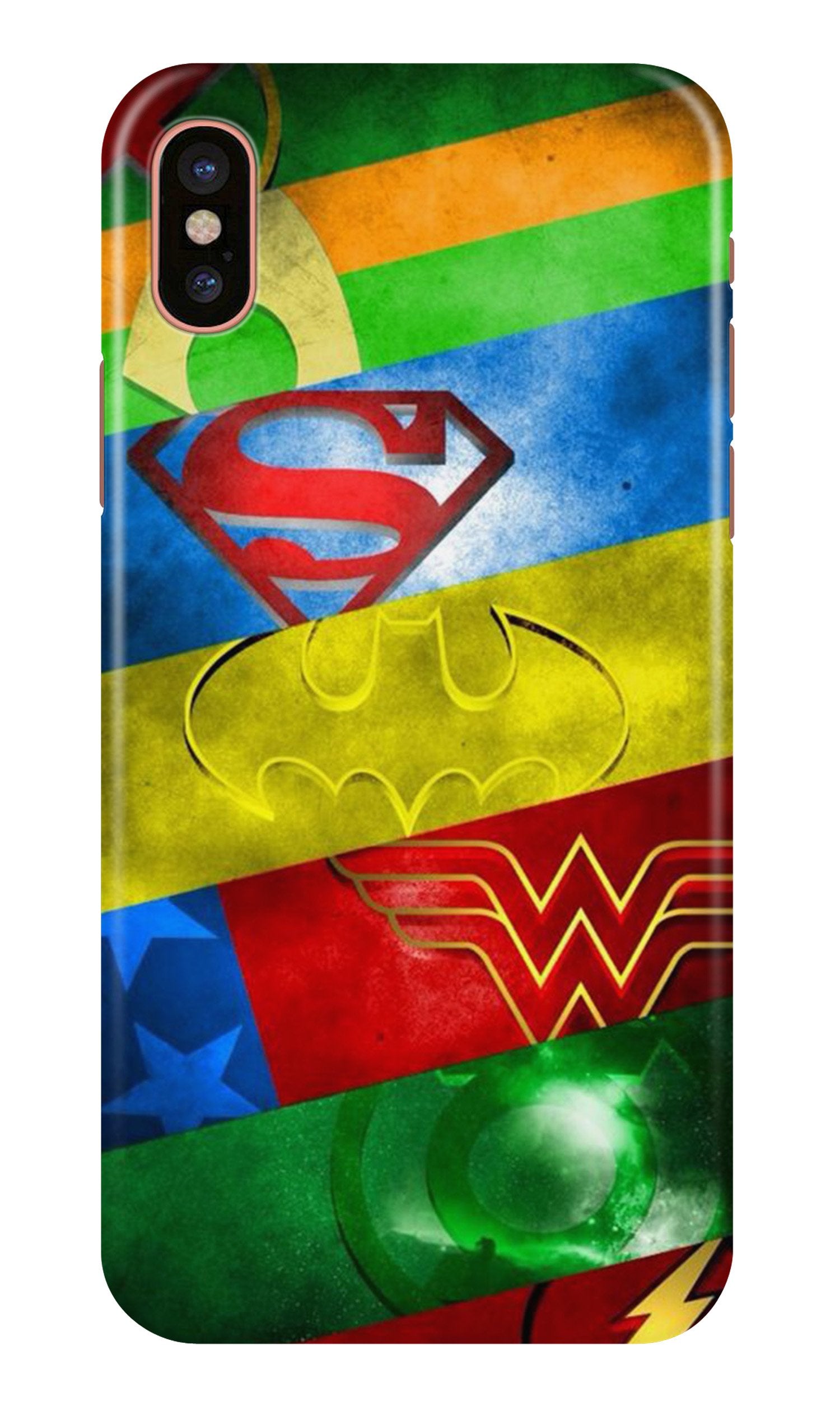 Superheros Logo Case for iPhone Xr (Design No. 251)