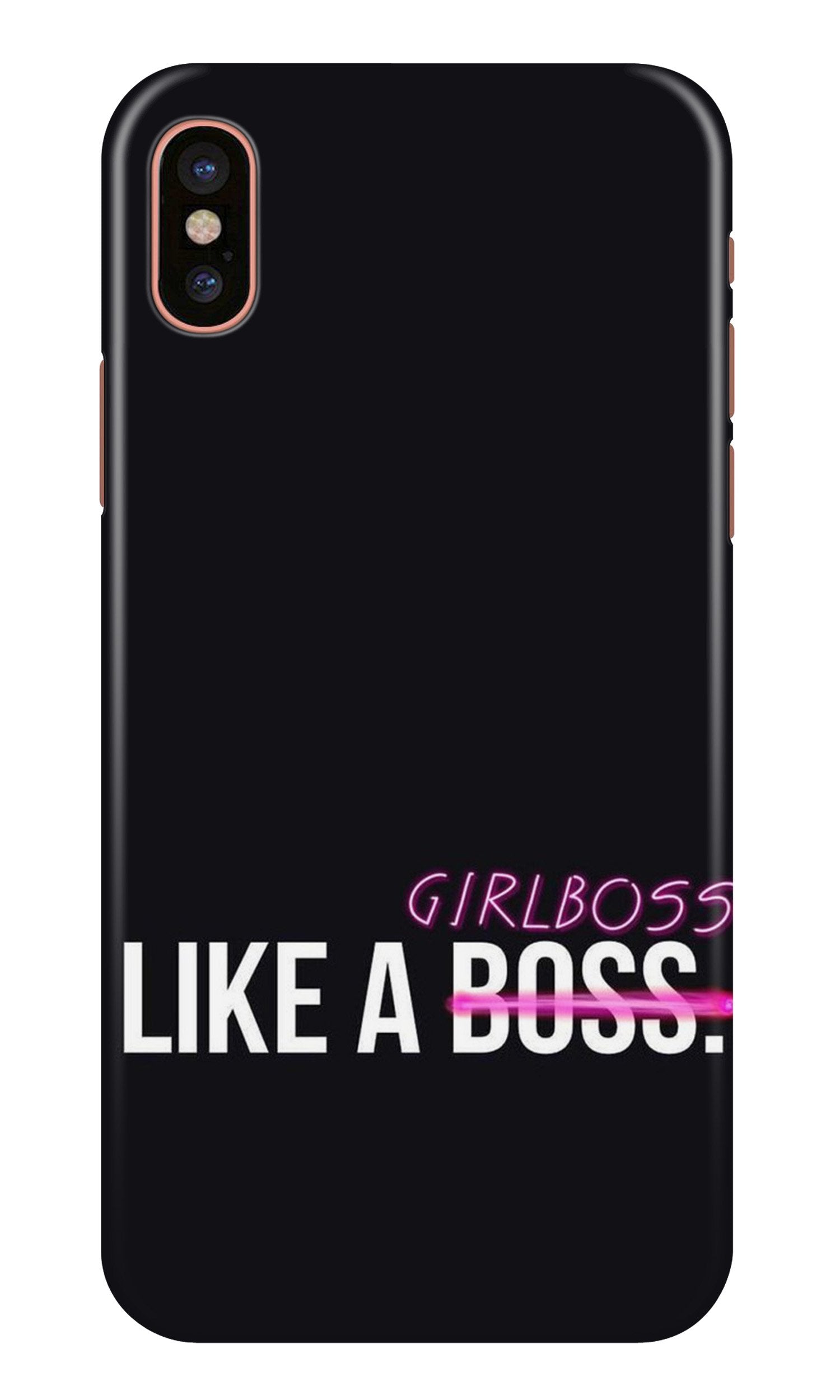 Like a Girl Boss Case for iPhone Xr (Design No. 265)