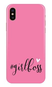 Girl Boss Pink Mobile Back Case for iPhone Xr (Design - 269)