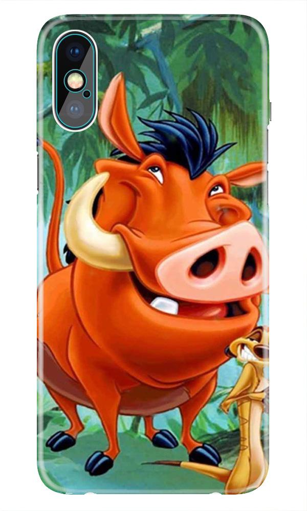 Timon and Pumbaa Mobile Back Case for iPhone Xr  (Design - 305)