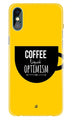 Coffee Optimism Mobile Back Case for iPhone Xr  (Design - 353)