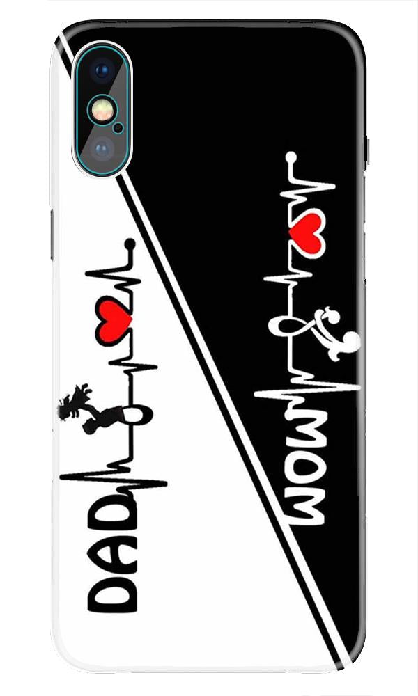 Love Mom Dad Mobile Back Case for iPhone Xr  (Design - 385)