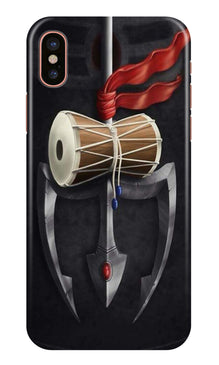 Lord Shiva Mahakal Mobile Back Case for iPhone Xs (Design - 1)