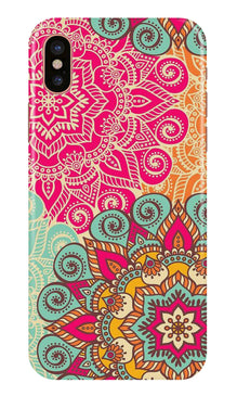 Rangoli art2 Mobile Back Case for iPhone Xs (Design - 29)