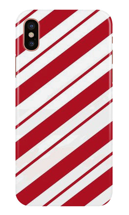 Red White Case for iPhone Xs