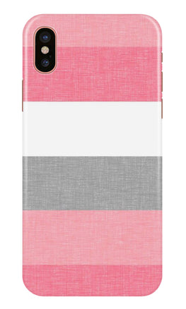 Pink white pattern Case for iPhone Xs