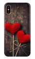 Red Hearts Case for iPhone Xs