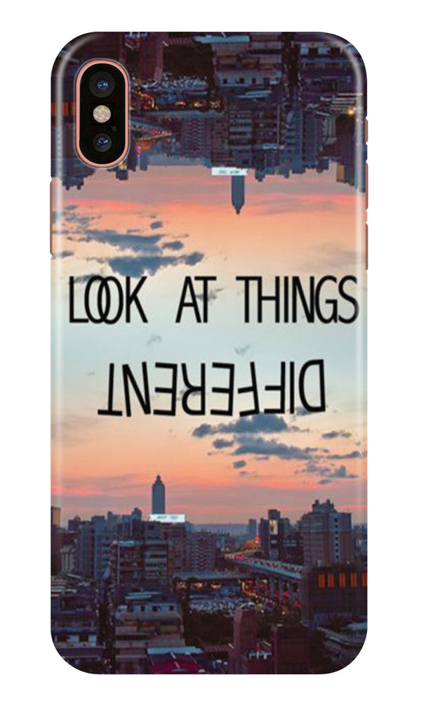Look at things different Case for iPhone Xs