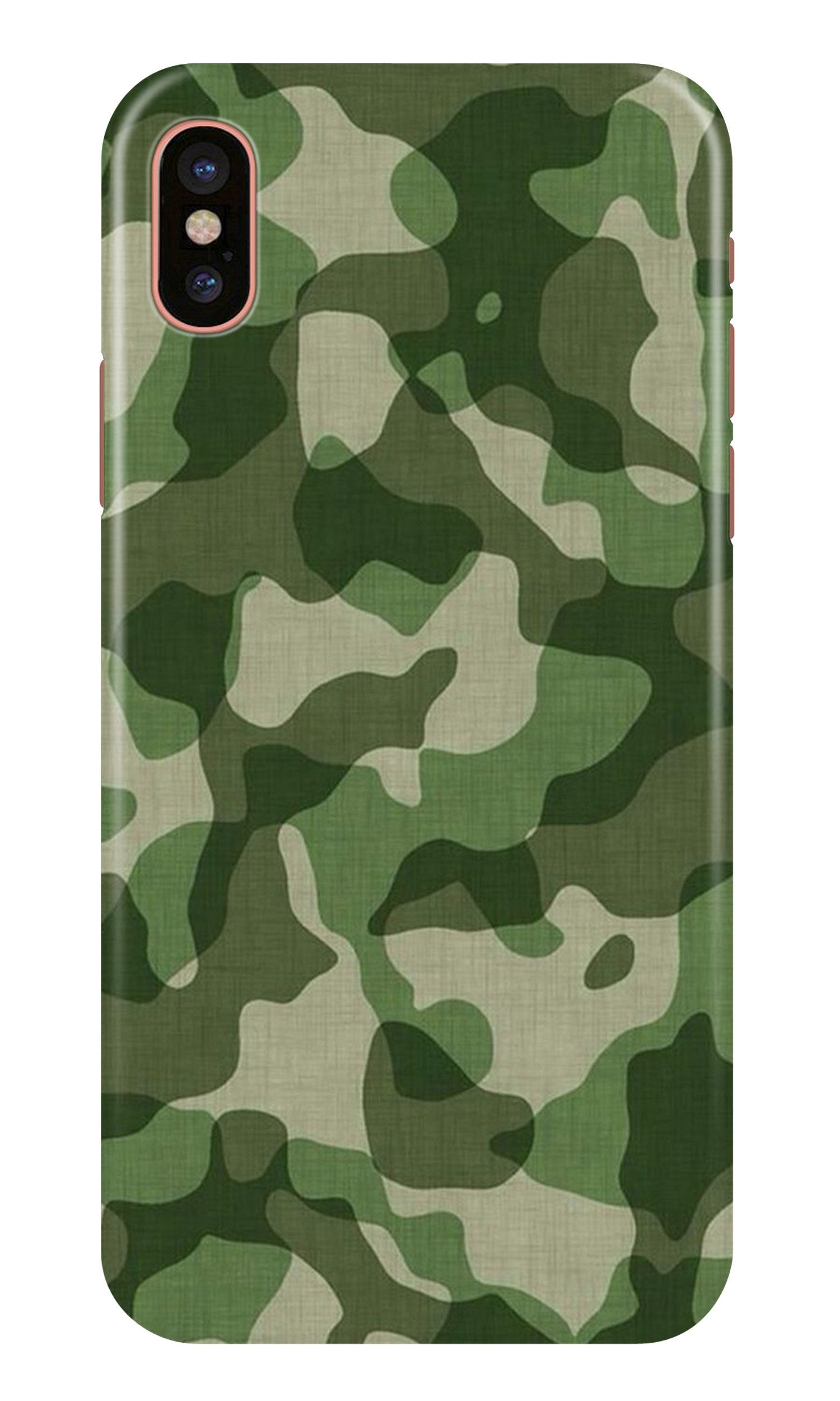 Army Camouflage Case for iPhone Xs(Design - 106)