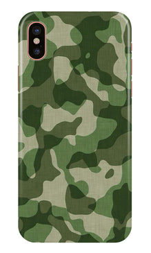 Army Camouflage Mobile Back Case for iPhone Xs  (Design - 106)