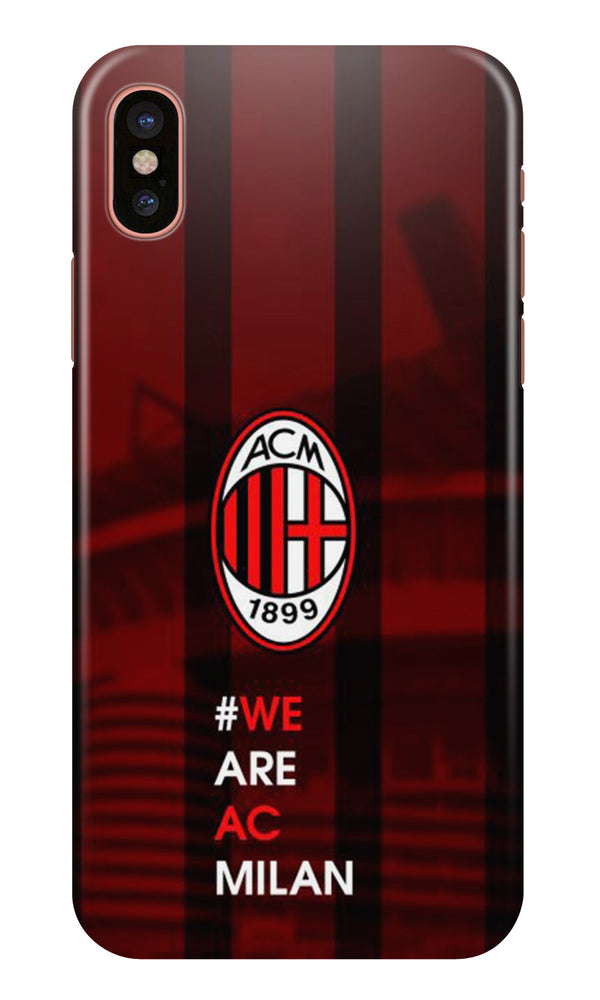 AC Milan Case for iPhone Xs  (Design - 155)