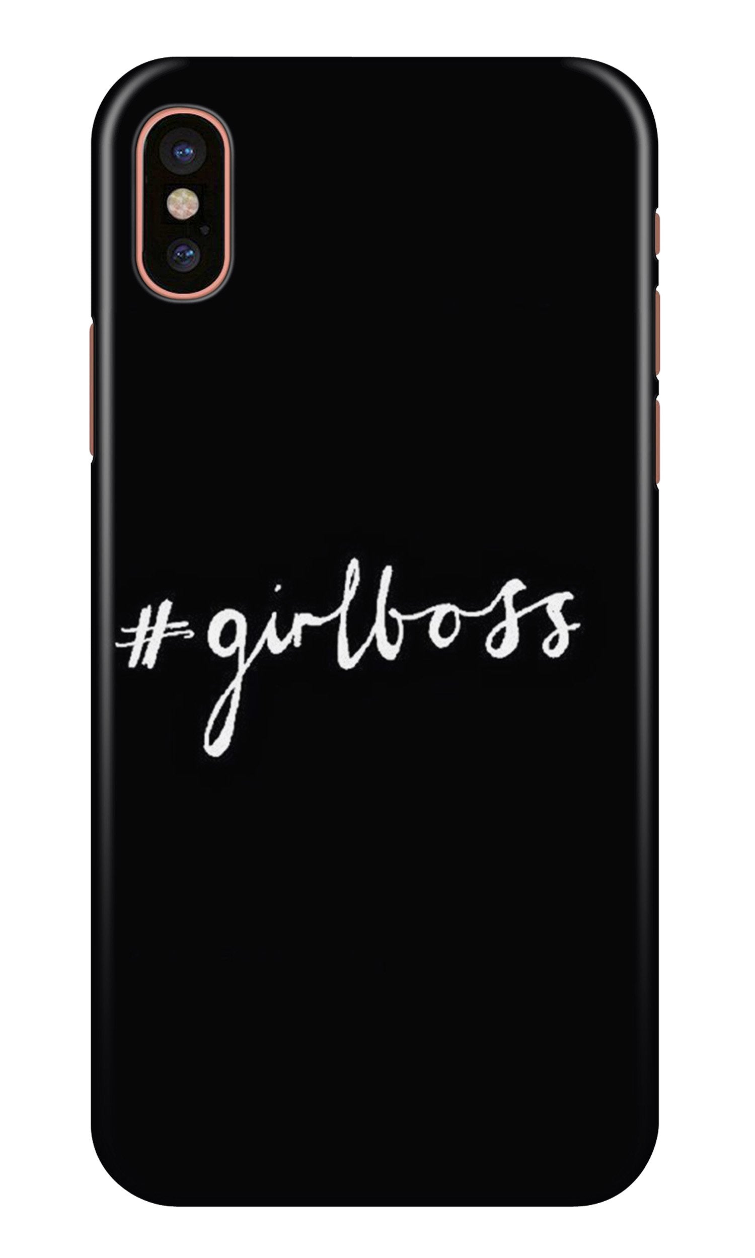 #GirlBoss Case for iPhone Xs (Design No. 266)