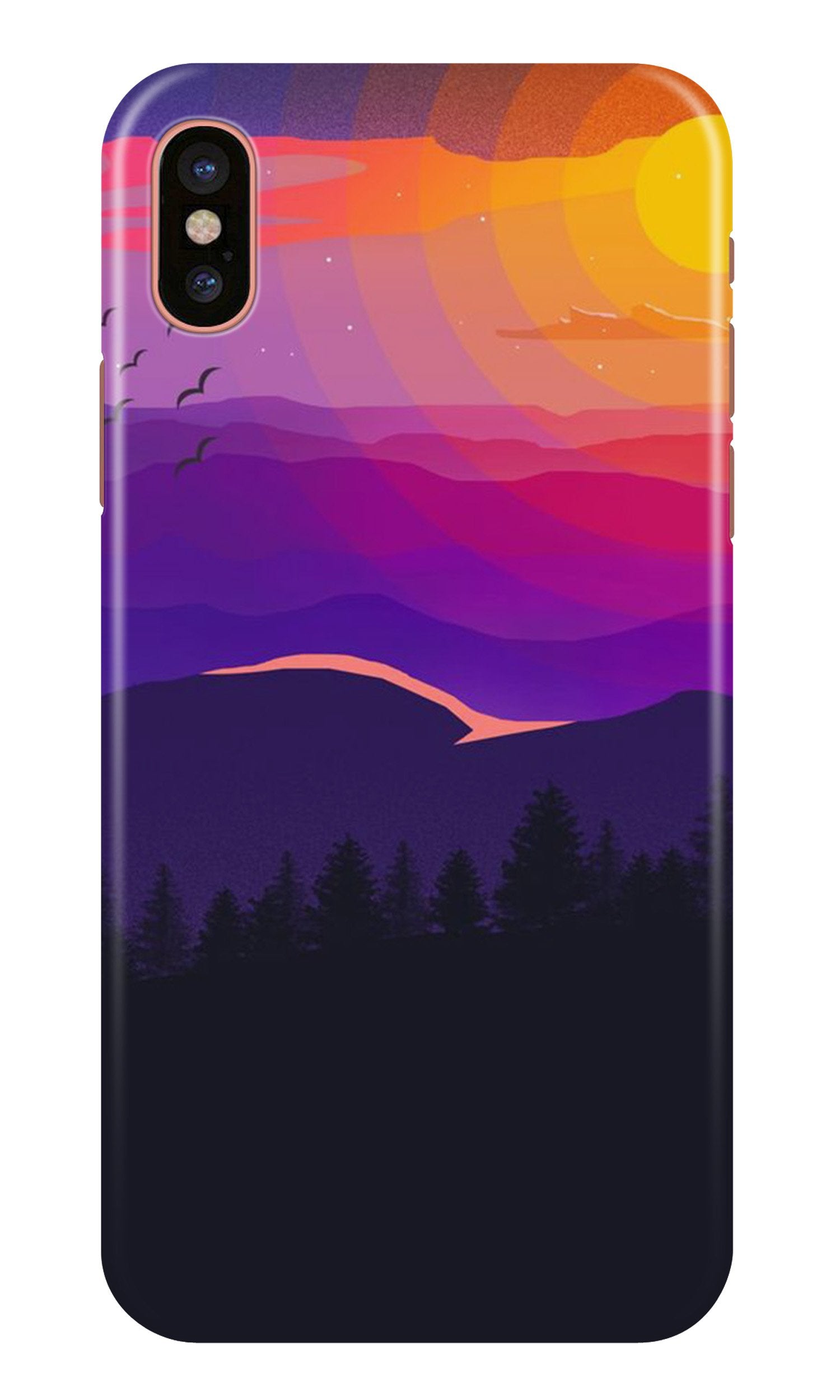 Sun Set Case for iPhone Xs (Design No. 279)