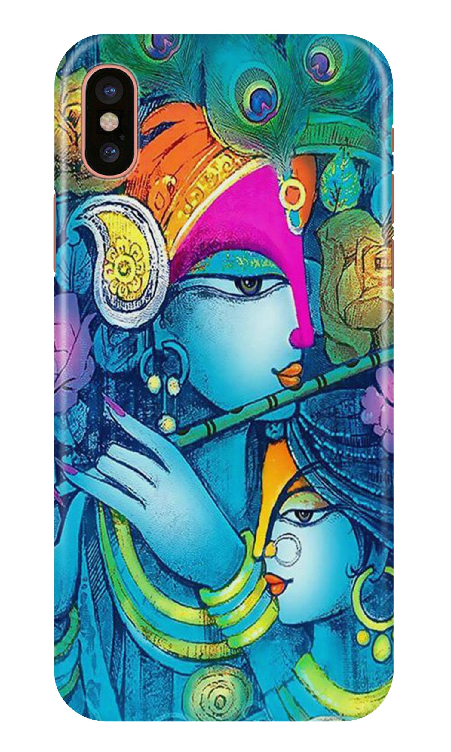 Radha Krishna Case for iPhone Xs (Design No. 288)