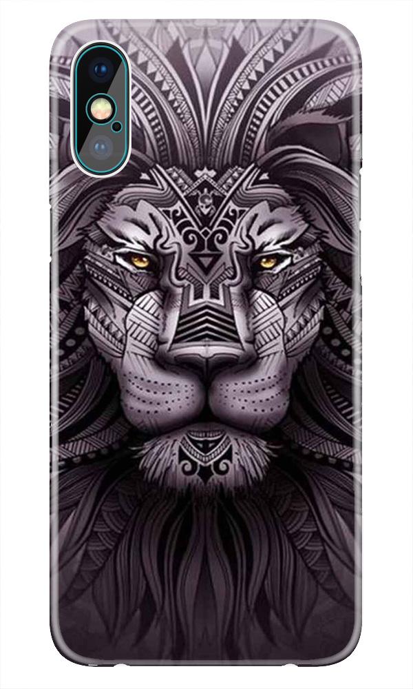 Lion Mobile Back Case for iPhone Xs  (Design - 315)