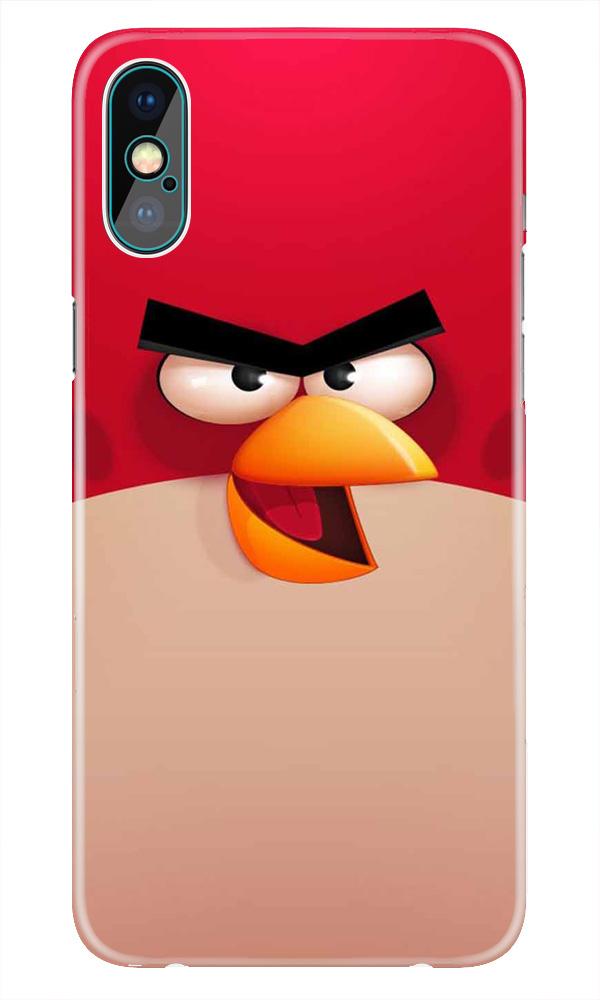 Angry Bird Red Mobile Back Case for iPhone Xs(Design - 325)