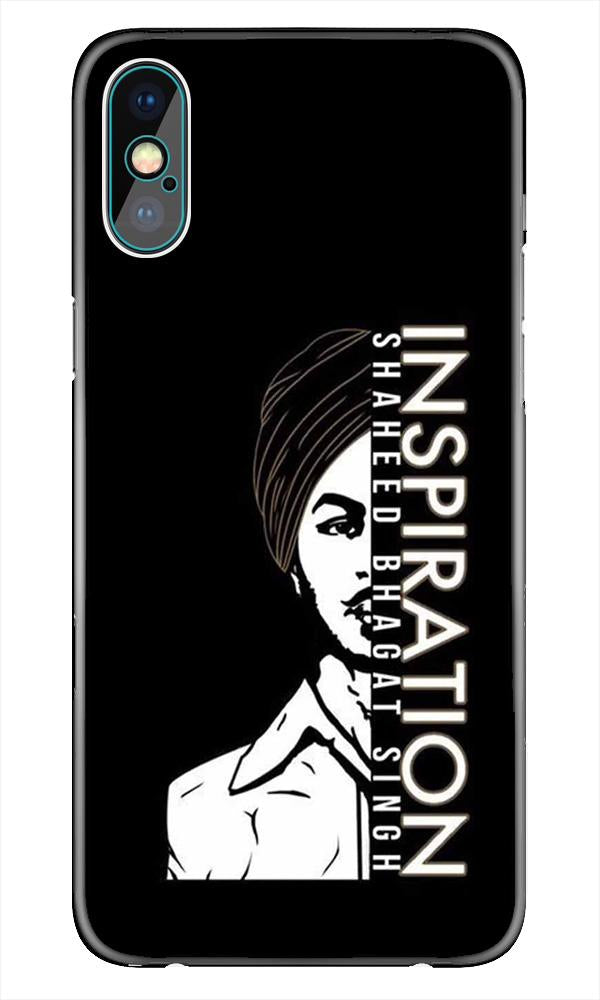 Bhagat Singh Mobile Back Case for iPhone Xs  (Design - 329)
