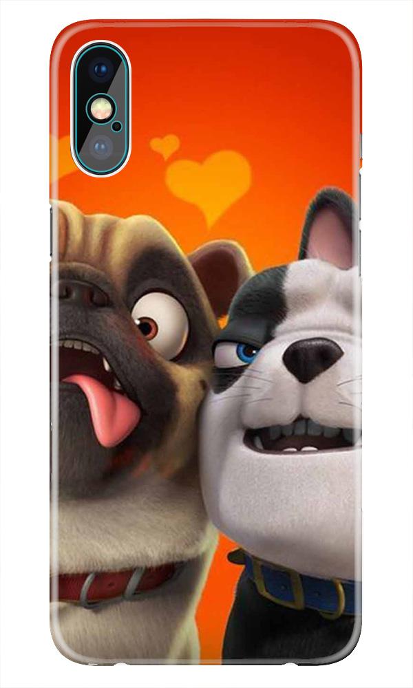 Dog Puppy Mobile Back Case for iPhone Xs  (Design - 350)