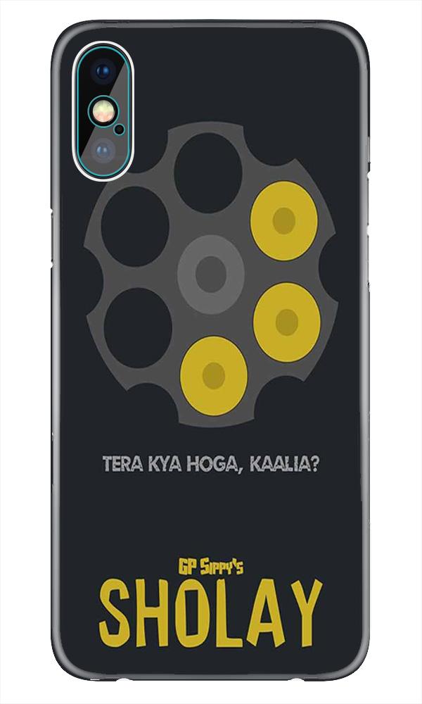 Sholay Mobile Back Case for iPhone Xs(Design - 356)