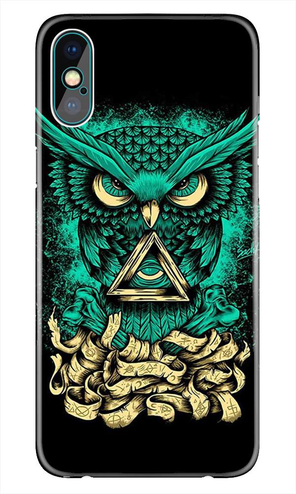 Owl Mobile Back Case for iPhone Xs(Design - 358)