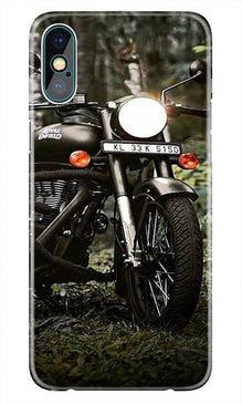Royal Enfield Mobile Back Case for iPhone Xs  (Design - 384)