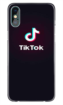 Tiktok Mobile Back Case for iPhone Xs  (Design - 396)