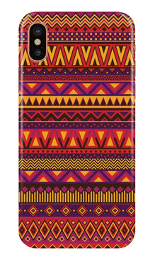 Zigzag line pattern2 Mobile Back Case for iPhone Xs Max (Design - 10)