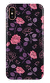Rose Black Background Case for iPhone Xs Max