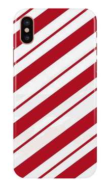 Red White Mobile Back Case for iPhone Xs Max (Design - 44)