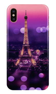 Eiffel Tower Mobile Back Case for iPhone Xs Max (Design - 86)
